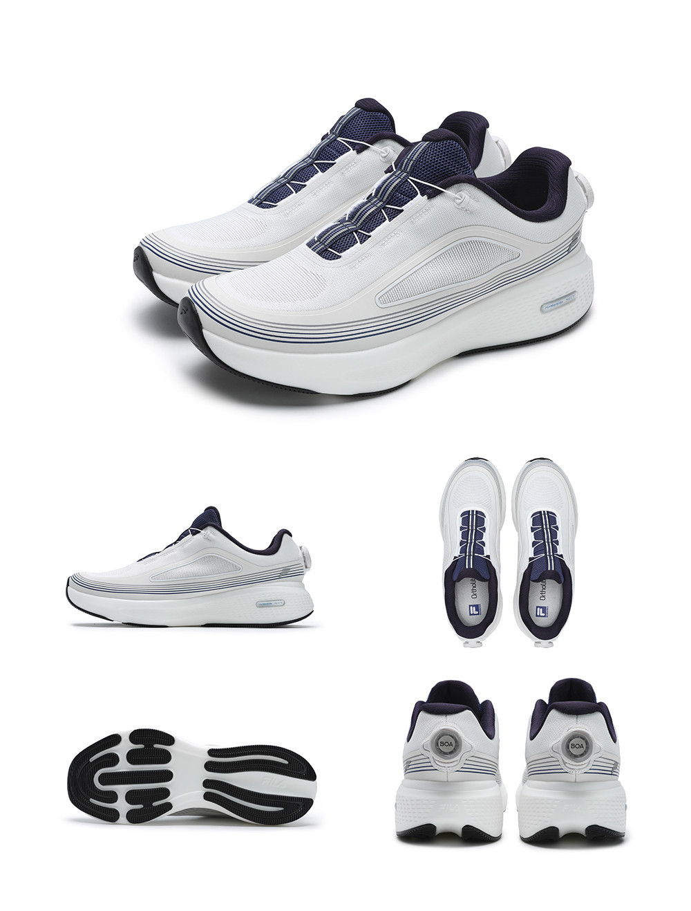 FILA CORE ATHLETICS BOA NUVOLE 3 RUN Men Sneakers (Black / White)