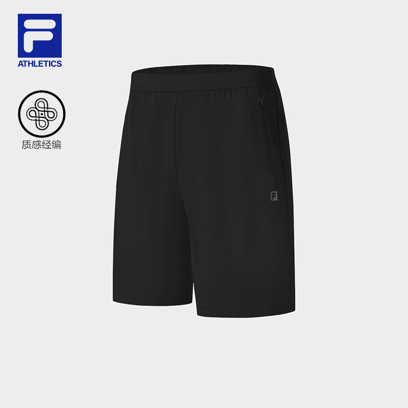 FILA CORE ATHLETICS FITNESS MEN Men Knitted Shorts (Black)