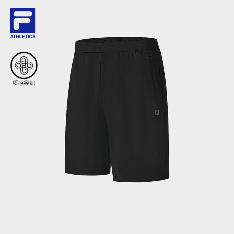 FILA CORE ATHLETICS FITNESS MEN Men Knitted Shorts (Black)