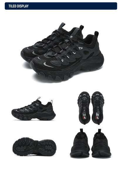 FILA CORE FASHION TRUFFLE Women Sneakers (Black / White/Blue)