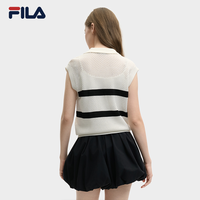 FILA CORE LIFESTYLE ORIGINALE DREAMS ON THE COURT Women 2-piece Top (White)