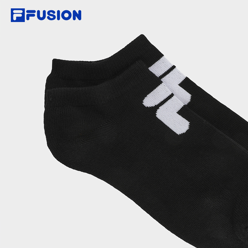 FILA FUSION INLINE CLASSICS Unisex Socks in Black and White
