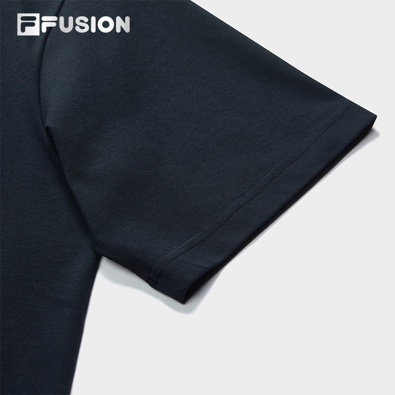 FILA MEN'S FUSIONEER Knitted Short Sleeve Top