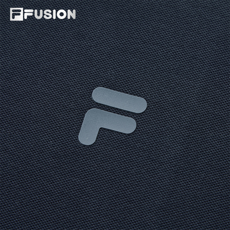 FILA MEN'S FUSIONEER Knitted Short Sleeve Polo Shirt