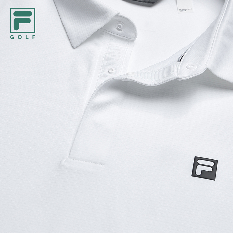 FILA MEN'S GOLF Knitted Short Sleeve Polo Shirt