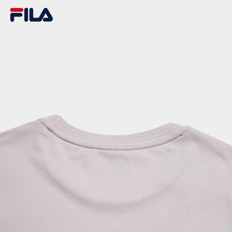 FILA WOMEN'S WHITE Knitted Short Sleeve Top