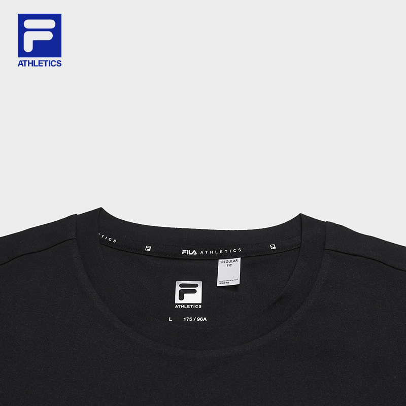 FILA MEN'S FITNESS Knitted Short Sleeve Top