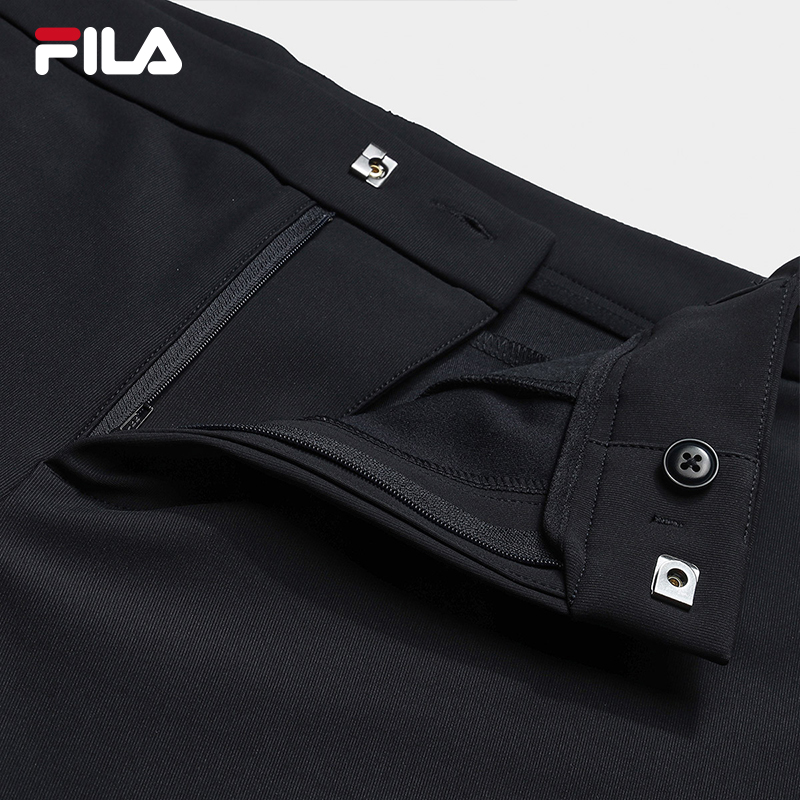 FILA CORE Men WHITE Knitted Pants NAVY