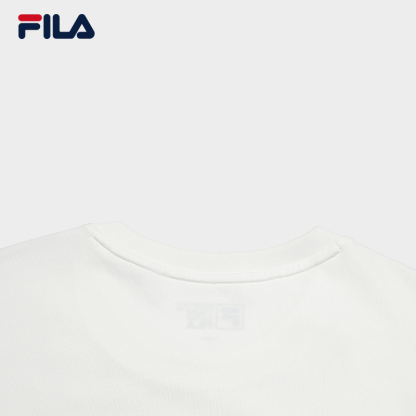 FILA CORE Men CNY Knitted Short Sleeve Top WHITE