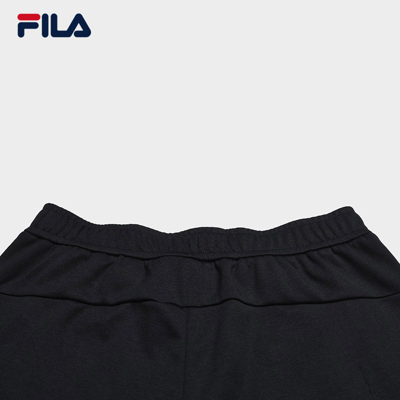 FILA CORE Women WHITE Knitted Pants NAVY