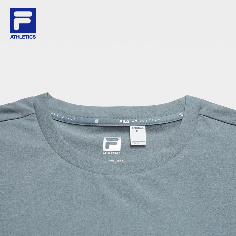 FILA MEN'S FITNESS Knitted Short Sleeve Top