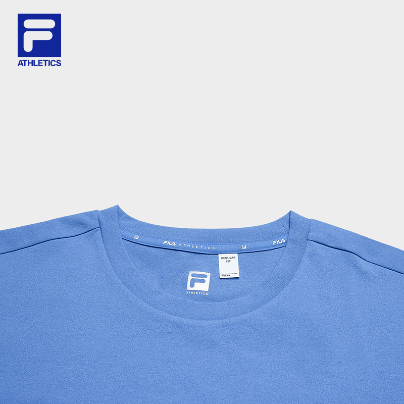 FILA MEN'S FITNESS Knitted Short Sleeve Top