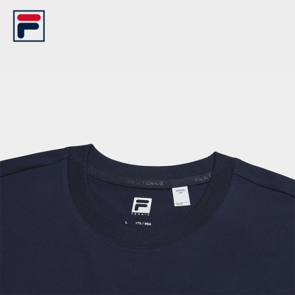 FILA CORE Men's TENNIS PERFORMANCE Short Sleeve T-Shirt in Dark Blue