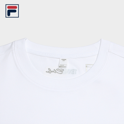 FILA CORE Men's TENNIS ESSENTIAL Short Sleeve T-Shirt in White