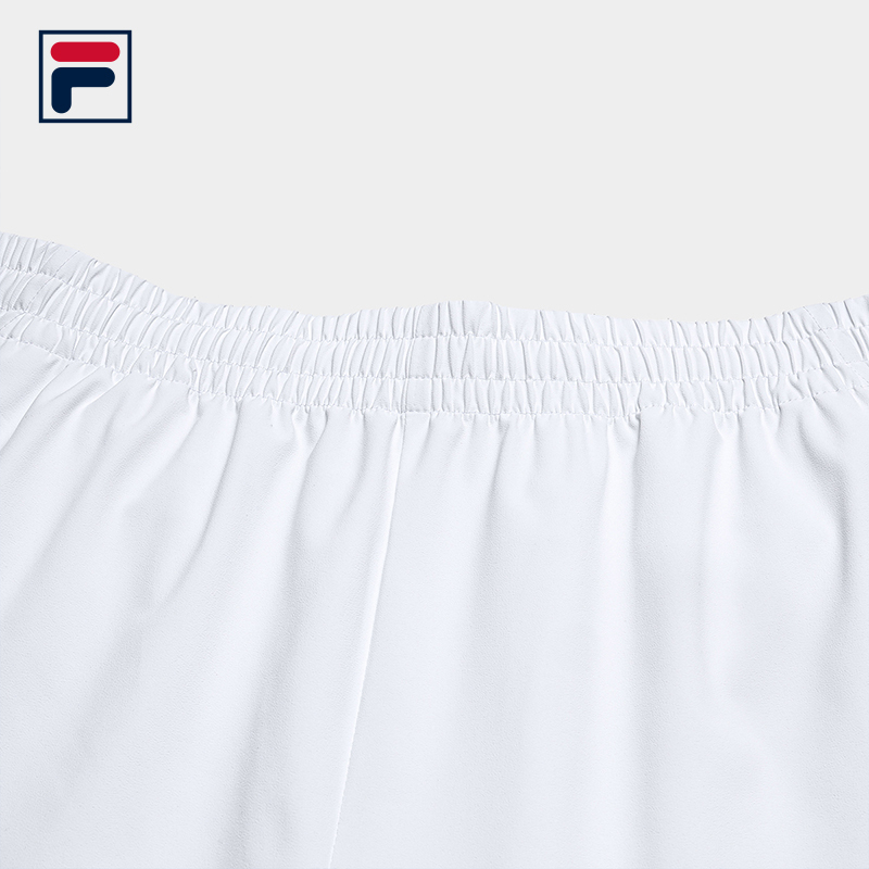 FILA CORE Men's TENNIS Woven MATCH Shorts in White