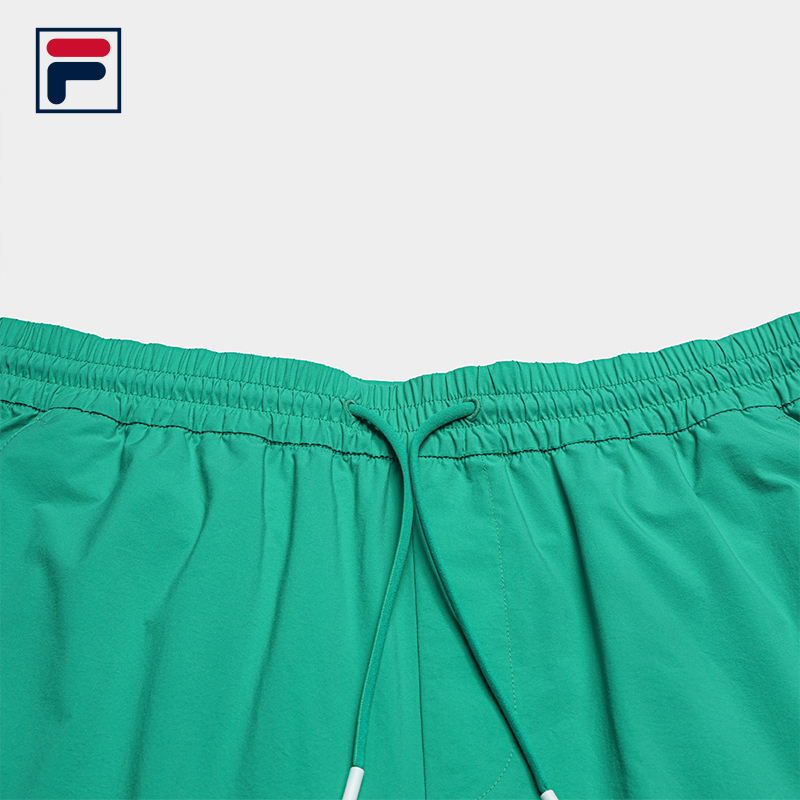 FILA CORE Men's TENNIS COURTOPIA Woven Shorts in Green
