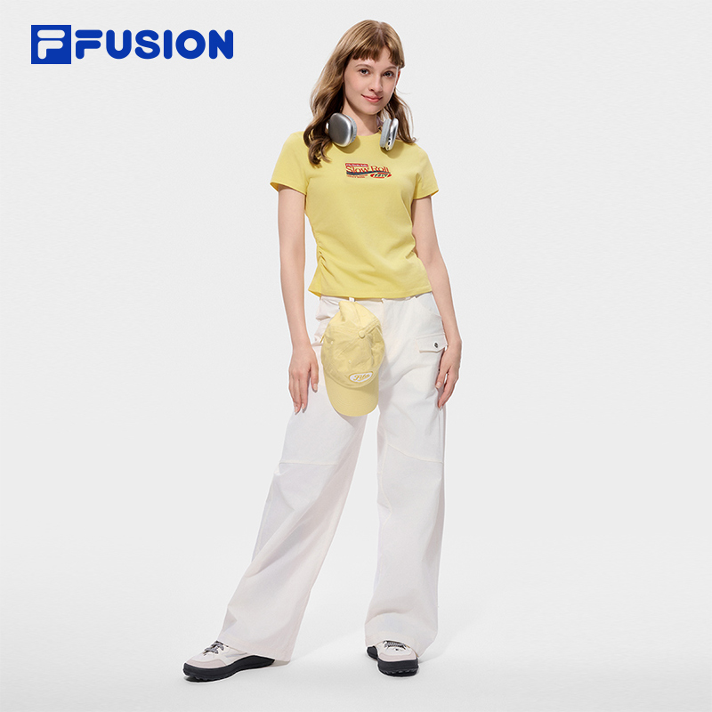 FILA FUSION Women WORKWEAR Knit Short Sleeve Tee