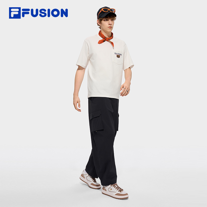 FILA FUSION Men WORKWEAR Knit Short Sleeve Tee