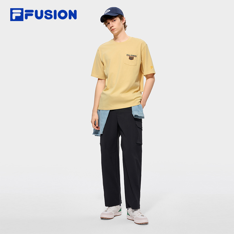 FILA FUSION Men WORKWEAR Knit Short Sleeve Tee