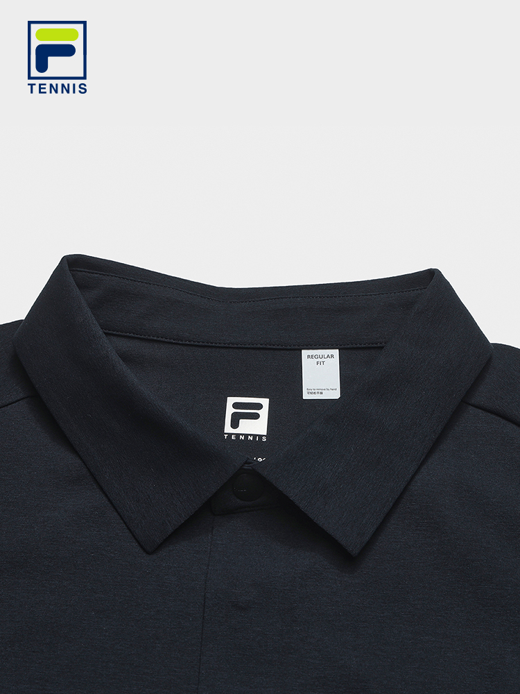 FILA MEN'S TENNIS Knitted Short Sleeve Polo Shirt