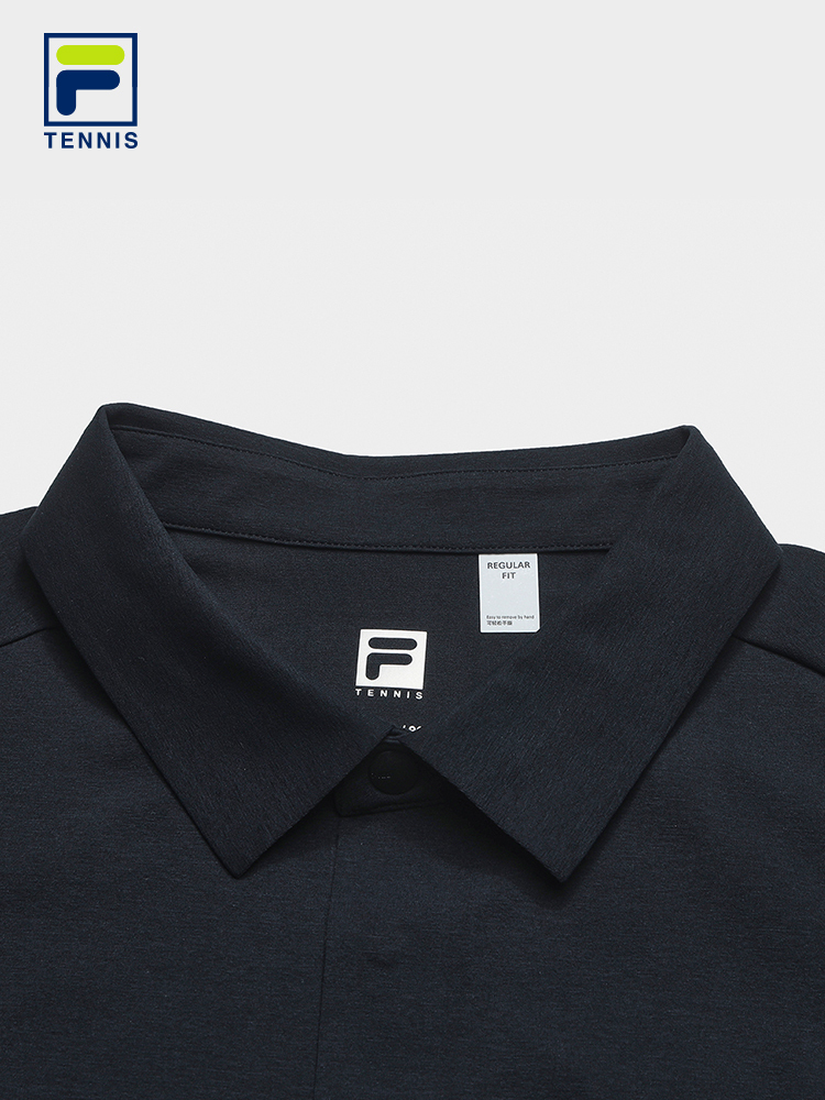 FILA MEN'S TENNIS Knitted Short Sleeve Polo Shirt