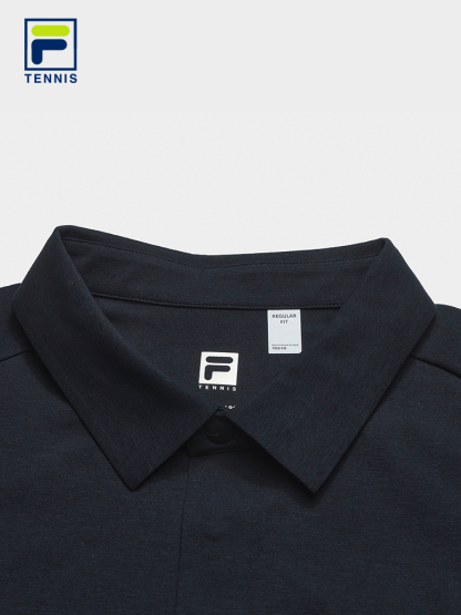 FILA MEN'S TENNIS Knitted Short Sleeve Polo Shirt