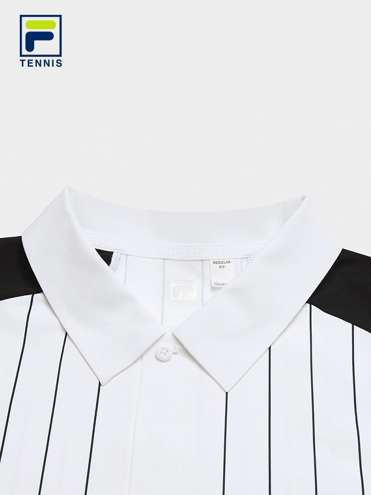 FILA MEN'S TENNIS Knitted Short Sleeve Polo Shirt