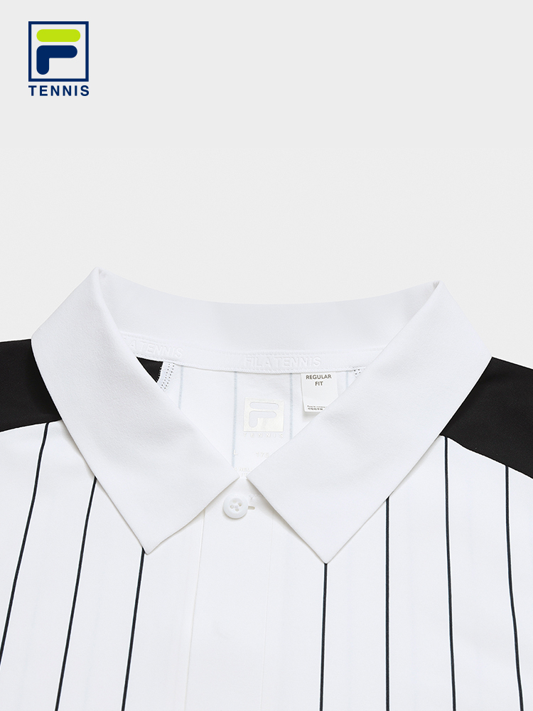 FILA MEN'S TENNIS Knitted Short Sleeve Polo Shirt