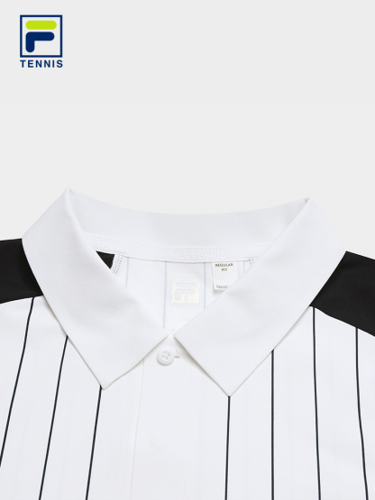 FILA MEN'S TENNIS Knitted Short Sleeve Polo Shirt