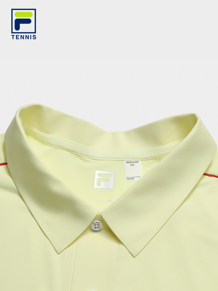 FILA MEN'S TENNIS Knitted Short Sleeve Polo Shirt