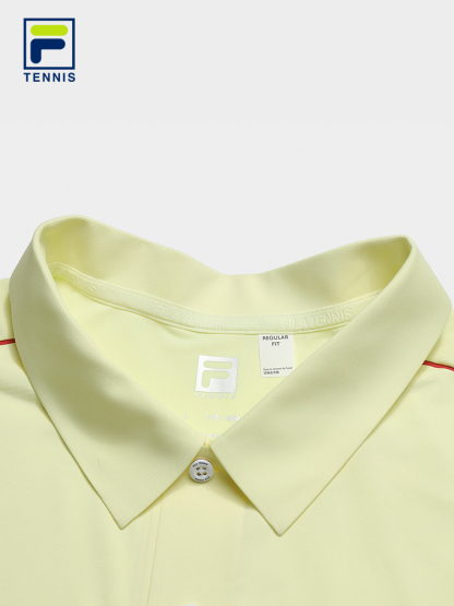 FILA MEN'S TENNIS Knitted Short Sleeve Polo Shirt