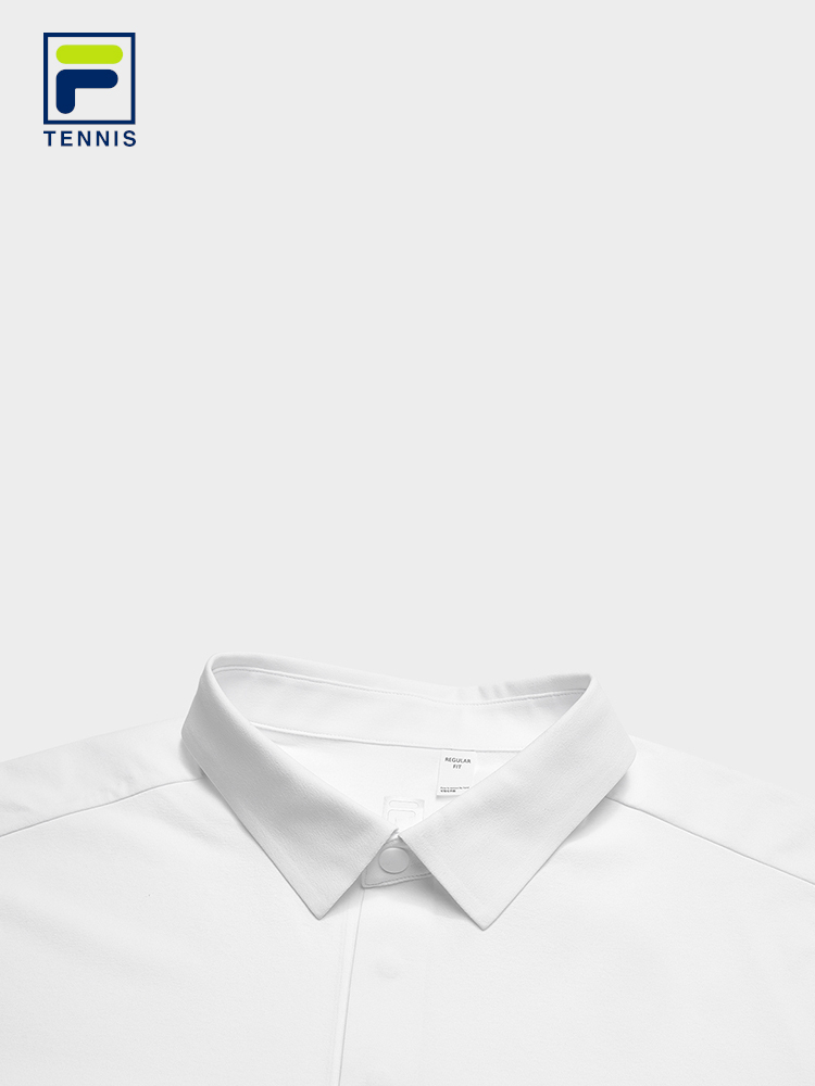 FILA MEN'S TENNIS Knitted Short Sleeve Polo Shirt