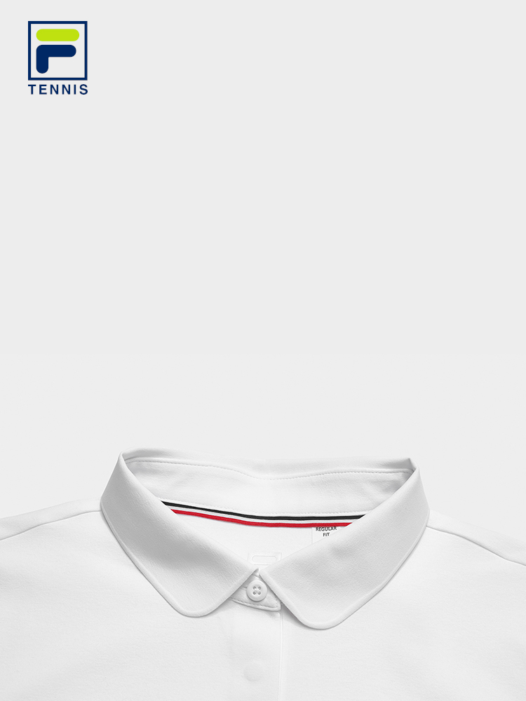 FILA WOMEN'S TENNIS Knitted Short Sleeve Polo Shirt