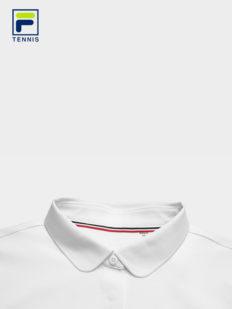 FILA WOMEN'S TENNIS Knitted Short Sleeve Polo Shirt