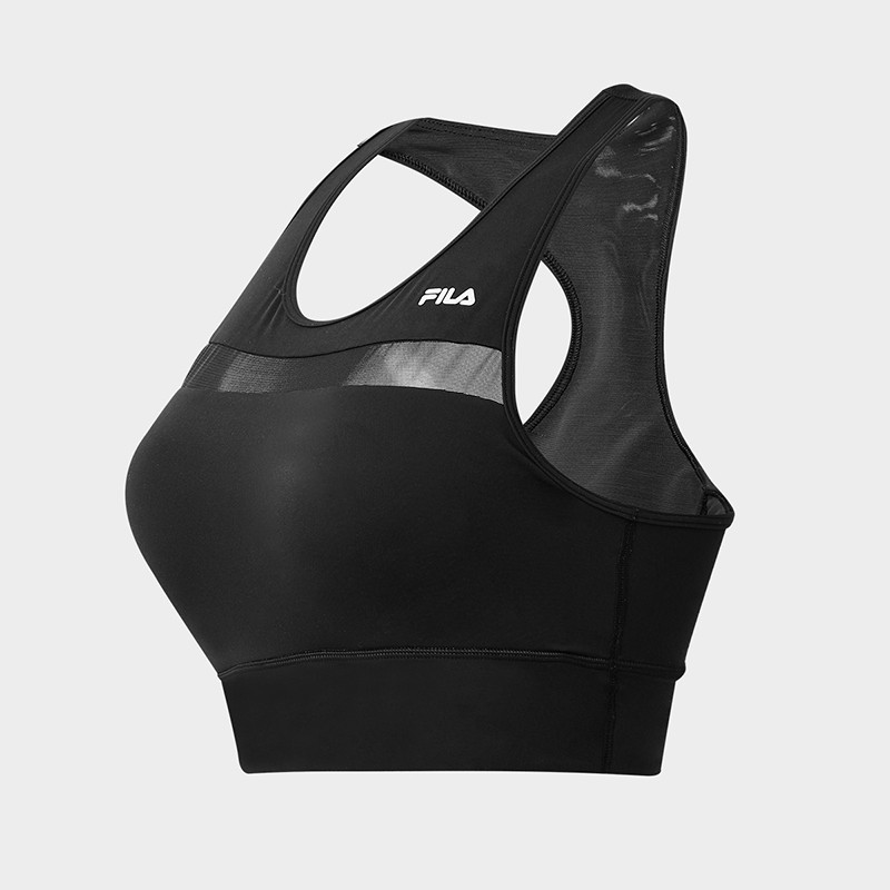 FILA CORE Women's EXPLORE OUTDOOR Sport Bra in Black