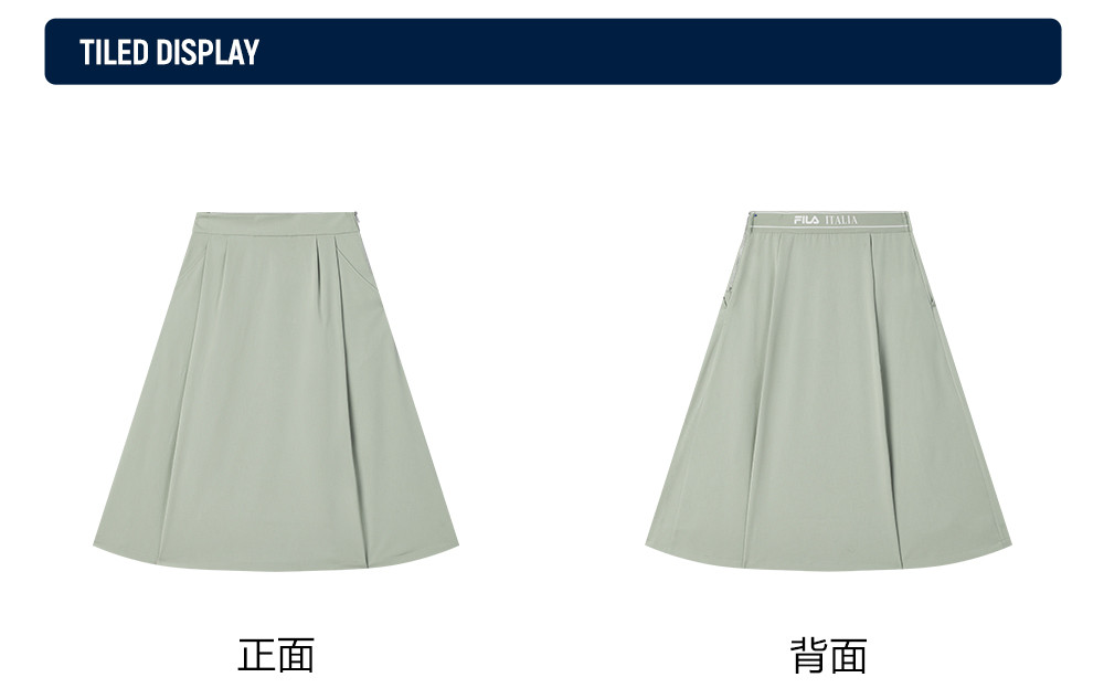 FILA CORE LIFESTYLE WHITE SPORTY & LUXURIOUS Women Skirt (Turquoise)