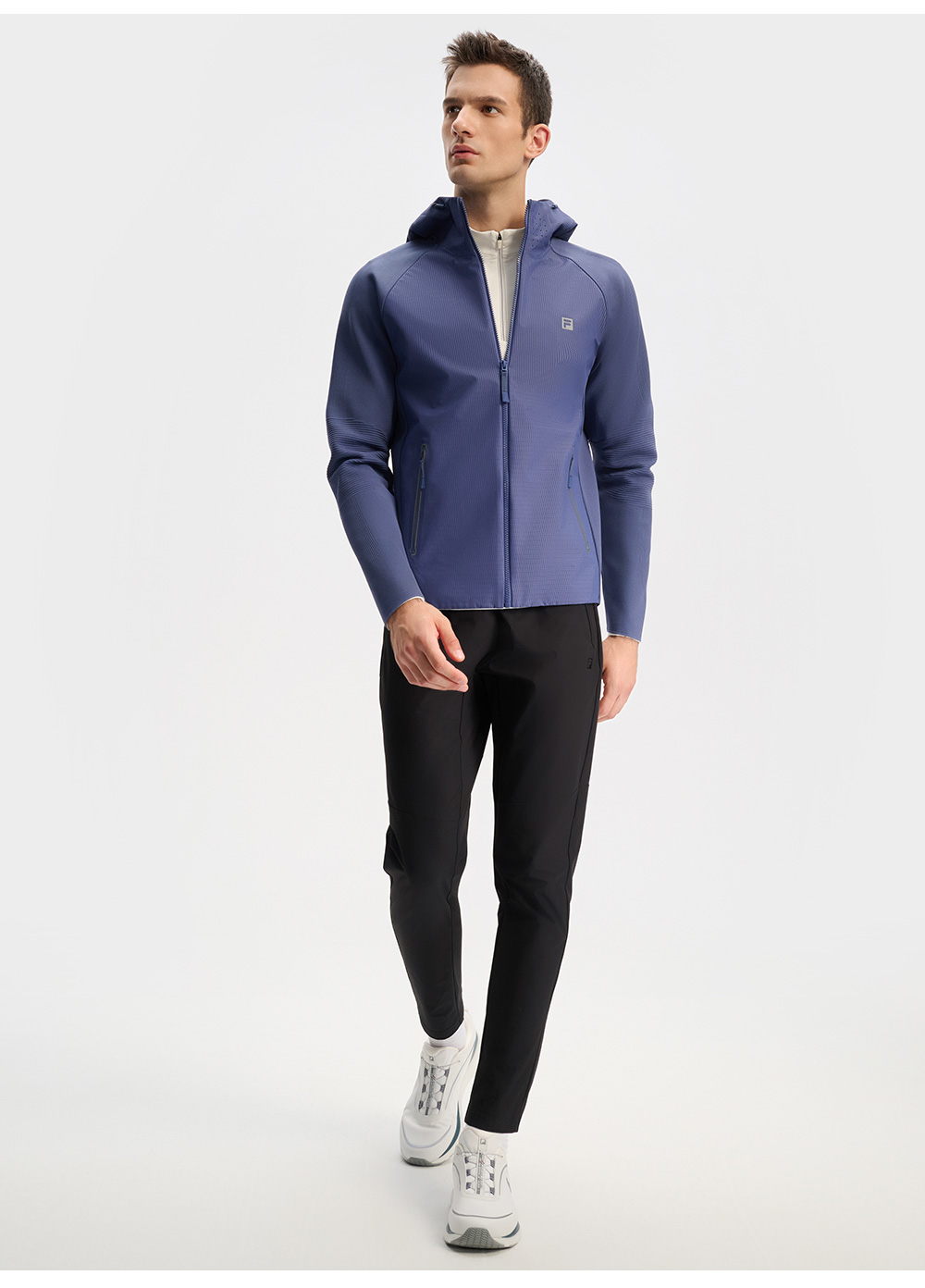 FILA CORE ATHLETICS FITNESS Men Men's Jacket (Blue)