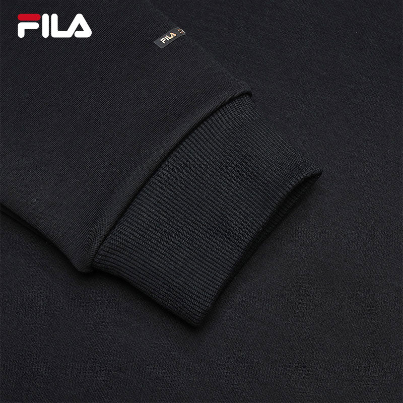 FILA CORE EAST HAMPTON WHITE LINE BLUE Men's Pullover Sweater in Black