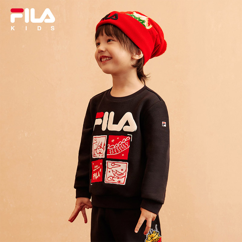 FILA KIDS ORIGINALE Boy's Pullover Sweater in Navy