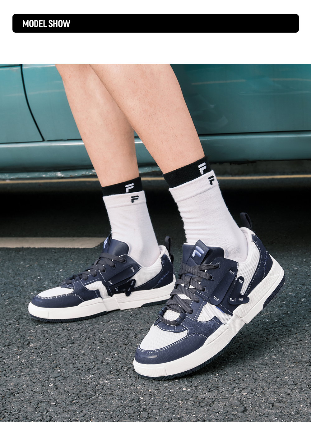 FILA FUSION FUSION GEOMETRY Men Skate Shoes (White / Beige)