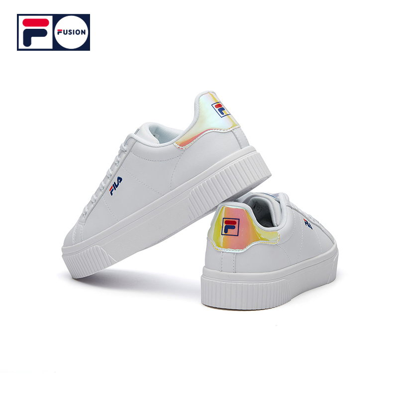 FILA FUSION FASHION COURT DELUXE Women Skate Shoes (White)