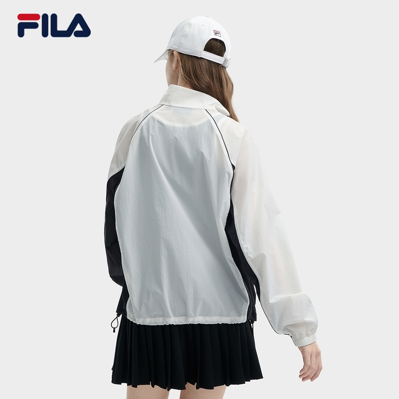 FILA CORE WHITE LINE FILA ORIGINALE Women Woven Jacekt in White