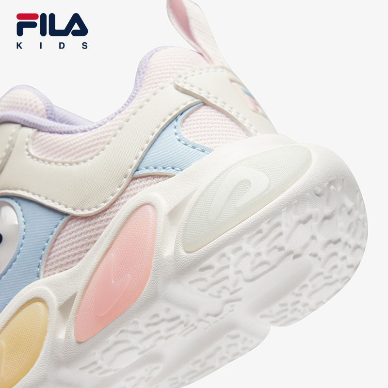 FILA KIDS FERRIS WHEEL HERITAGE Girl's Light-up Sneakers in Pink
