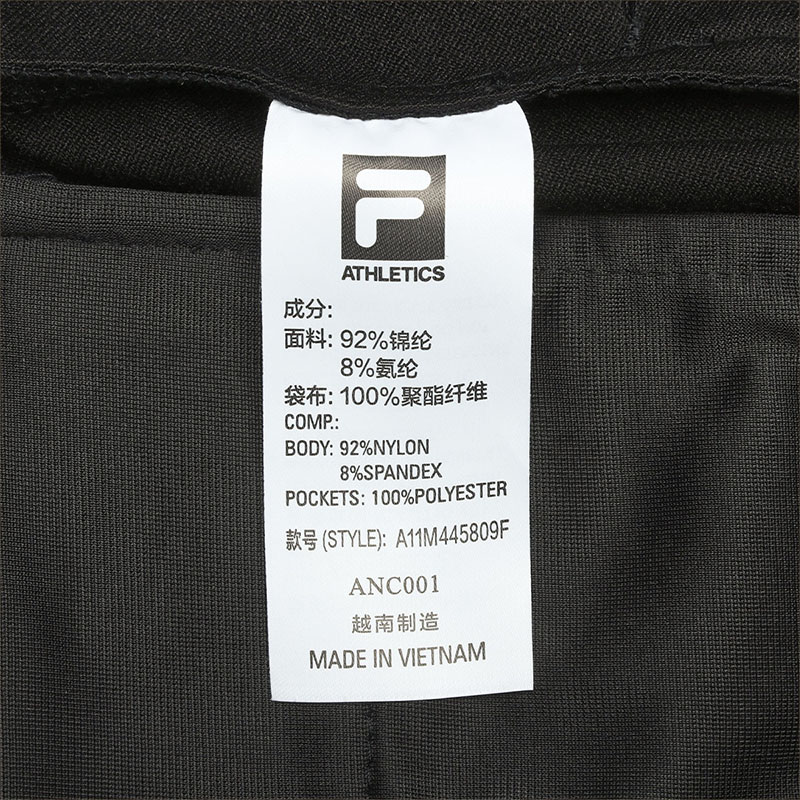 FILA CORE ATHLETICS GOLF X VERSAILLES COLLECTION Men Woven Pants (Black)