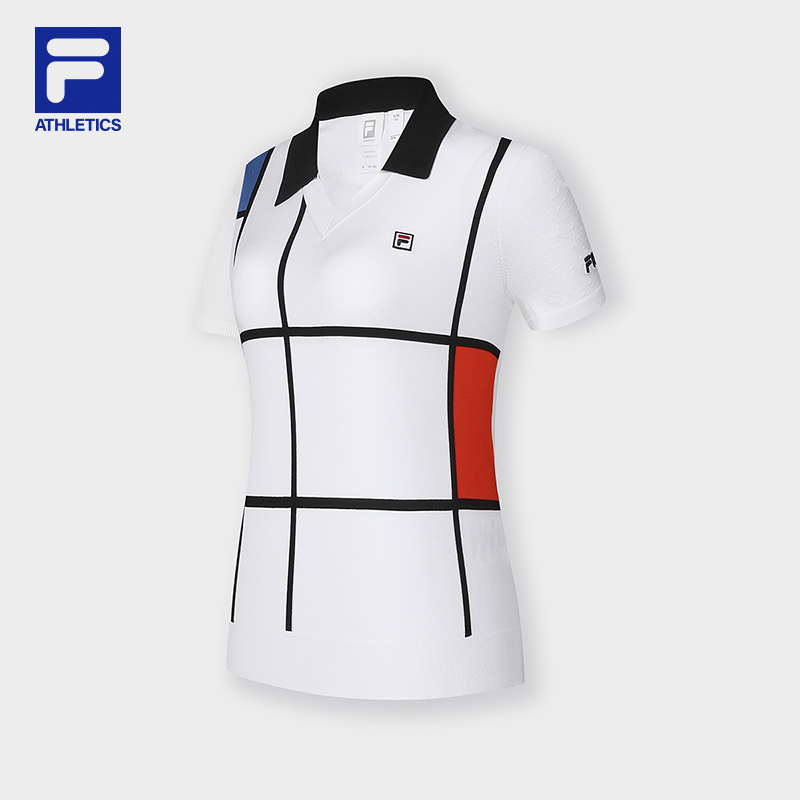 FILA CORE ATHLETICS TENNIS Women Knit Sweater in White