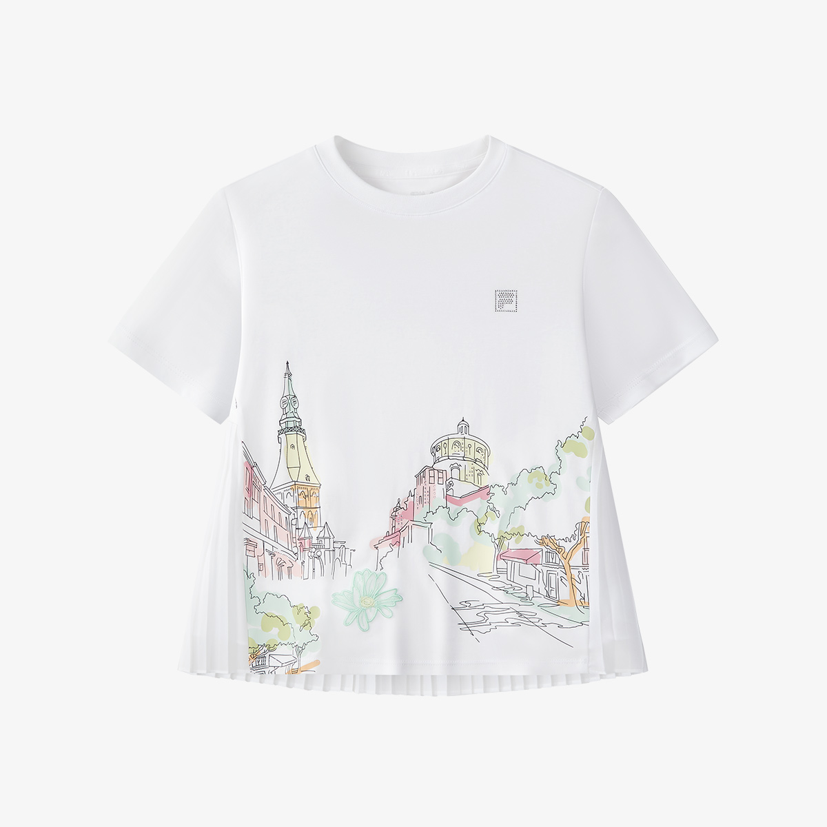 Girls' Fashion Lifestyle Short-sleeved T-shirt