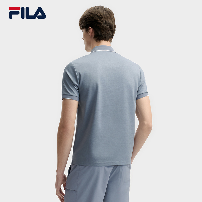 FILA CORE LIFESTYLE WHITE EVERYDAY ELEGANCE Men Polo T-shirt