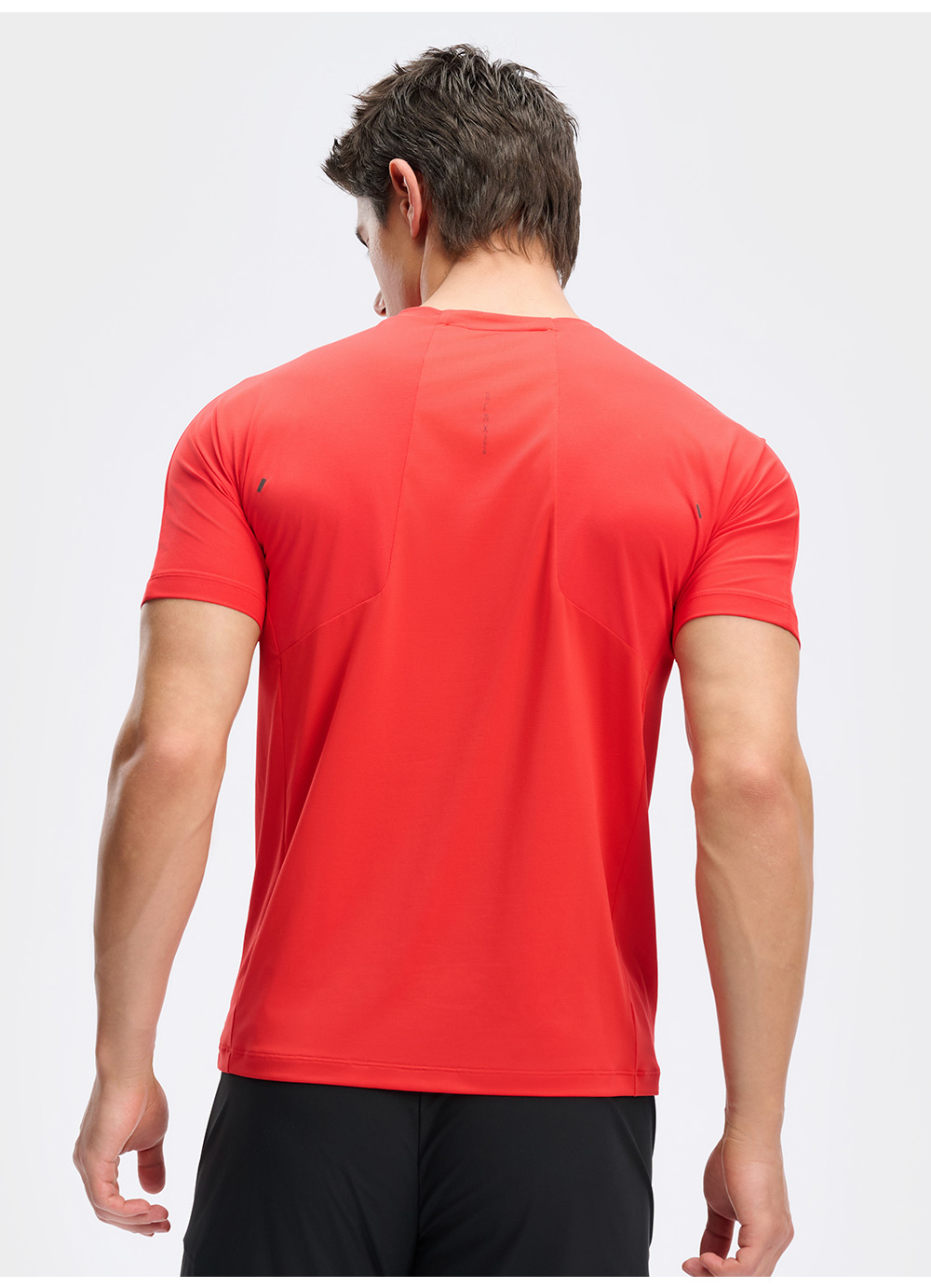FILA CORE ATHLETICS BLACK Men Short Sleeve T-shirt (Red / White)