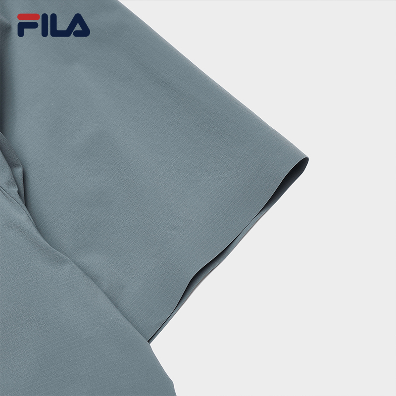 FILA CORE WHITE LINE BLUE Men Short Sleeve T-shirt in Green