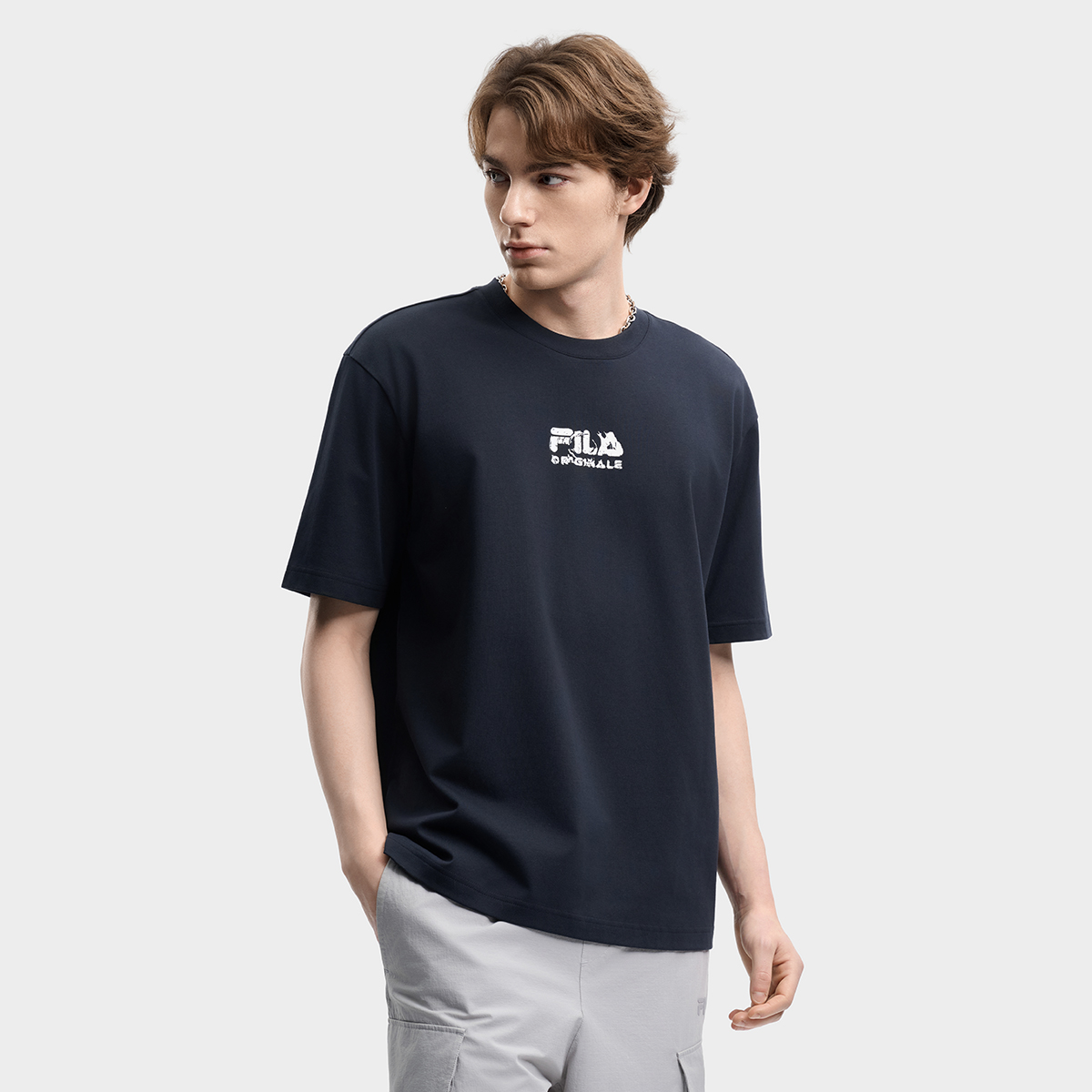 FILA MEN'S ORIGINALE Knitted Short Sleeve Top